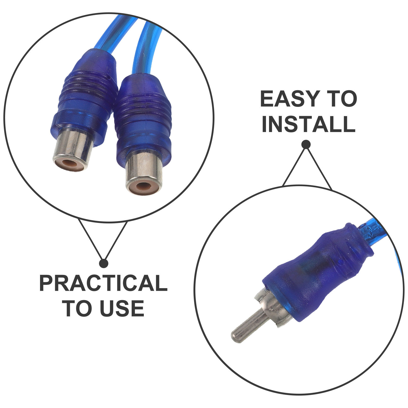 Cabo Divisor RCA Y de 10 Peças - Audio Splitter Y avaliação e preço